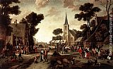Egbert Van Der Poel Canvas Paintings - The Fair